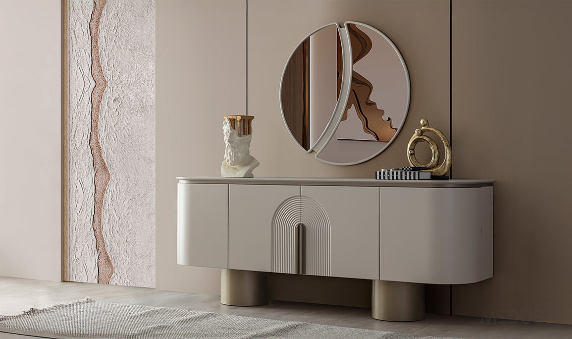 Medusa Home Mobilya - Vitor Bronz Konsol