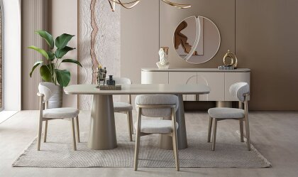 Medusa Home Mobilya - Vitor Bronz Yemek Odası - Modern Yemek Odaları Medusa Home Mobilya - Vitor Bronz Yemek Odası - Modern Yemek Odaları