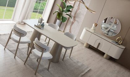 Medusa Home Mobilya - Vitor Bronz Yemek Odası