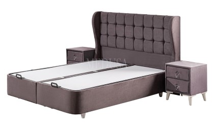 Medusa Home Mobilya - Vitra Set Baza Başlık Yatak