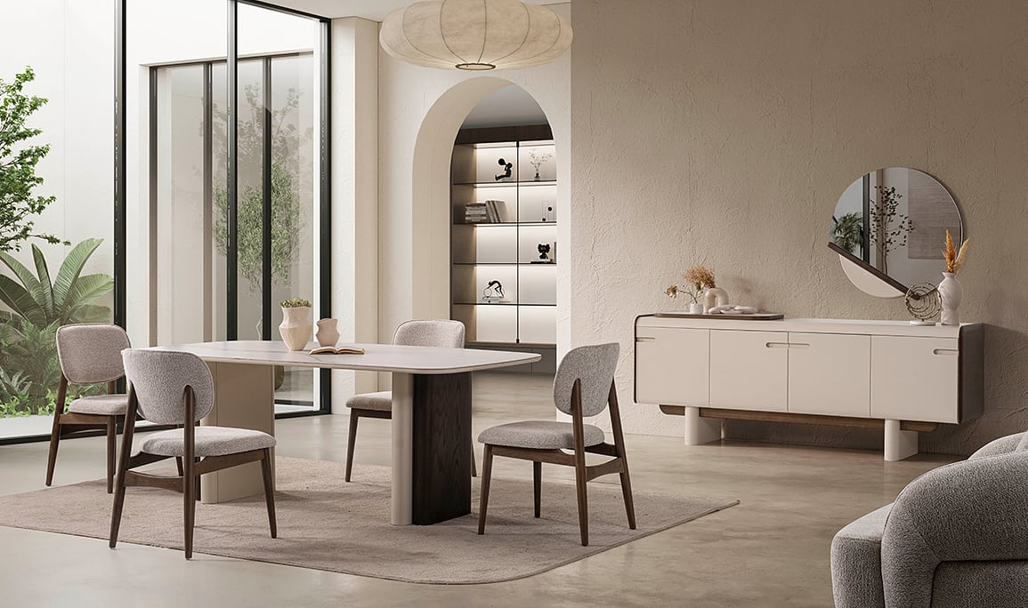 Medusa Home Mobilya - Viva Seramik Yemek Odası