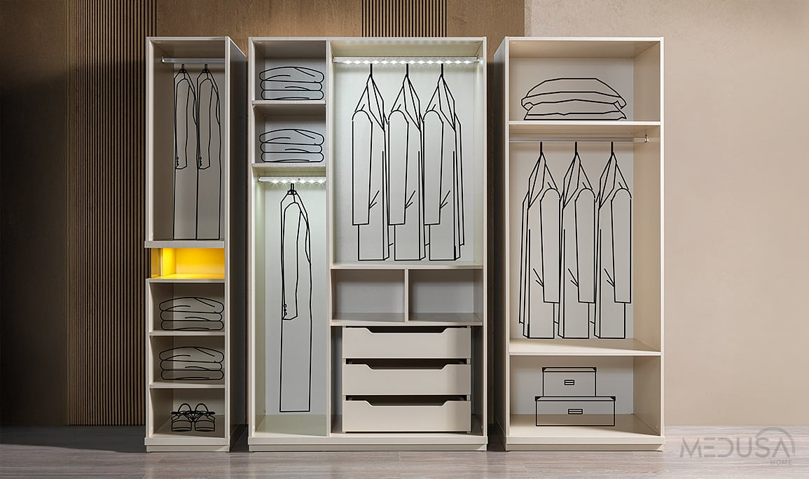 Medusa Home Mobilya - Vizon 6 Kapılı Gardırop