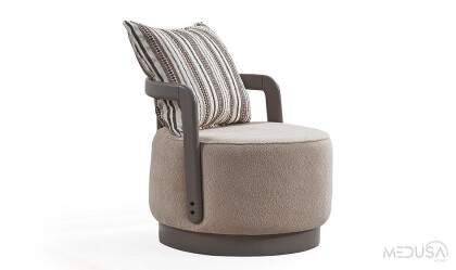 Medusa Home - Vizyon Beige Berjer Medusa Home - Vizyon Beige Berjer