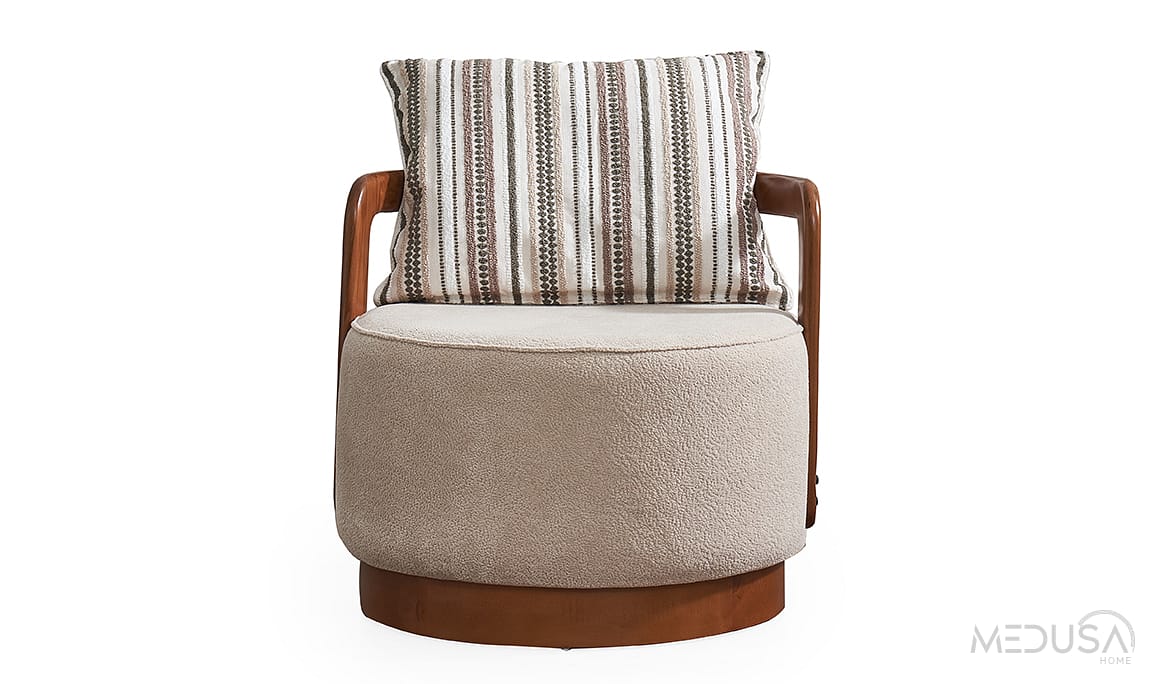 Medusa Home Mobilya - Vizyon Walnut Berjer