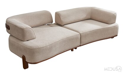 Medusa Home Mobilya - Vizyon Walnut Koltuk Takımı