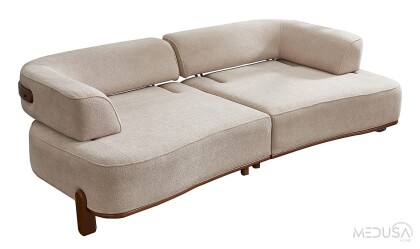 Medusa Home Mobilya - Vizyon Walnut Koltuk Takımı