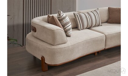 Medusa Home Mobilya - Vizyon Walnut Koltuk Takımı