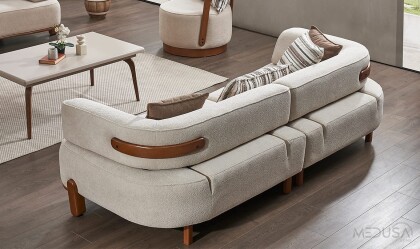 Medusa Home Mobilya - Vizyon Walnut Koltuk Takımı