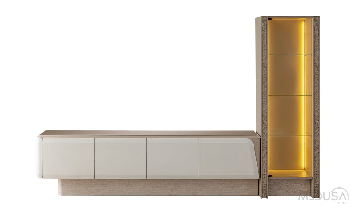 Medusa Home Mobilya - Voxa Tv Ünitesi + Vitrin