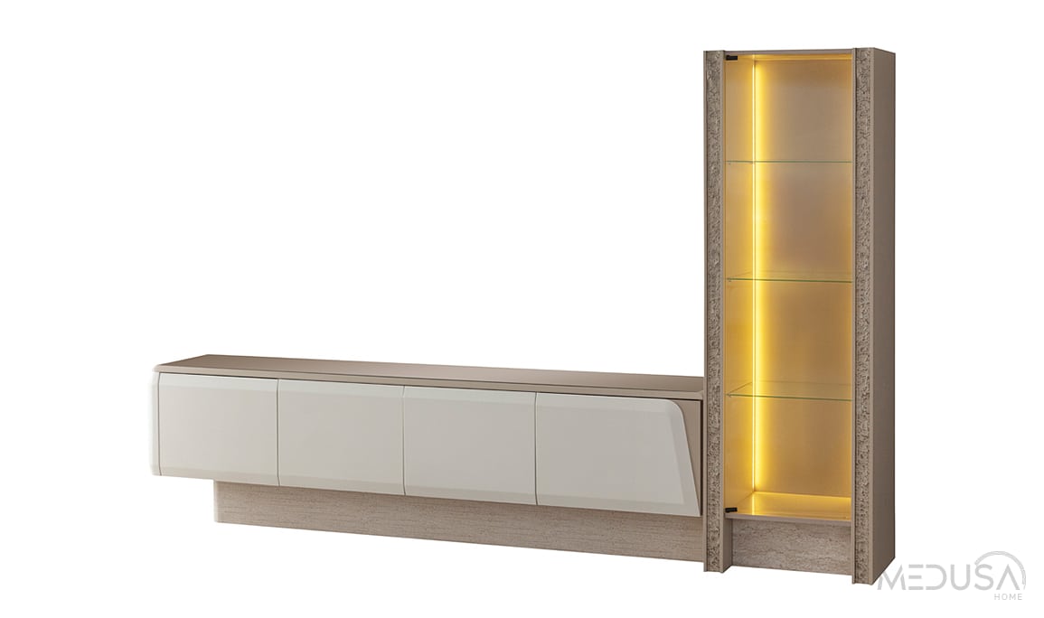 Medusa Home Mobilya - Voxa Tv Ünitesi + Vitrin