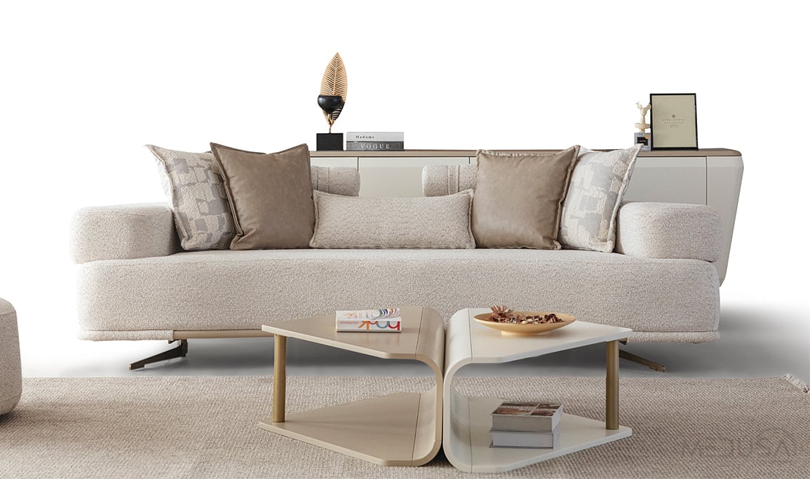 Medusa Home Mobilya - Voxa Üçlü Koltuk