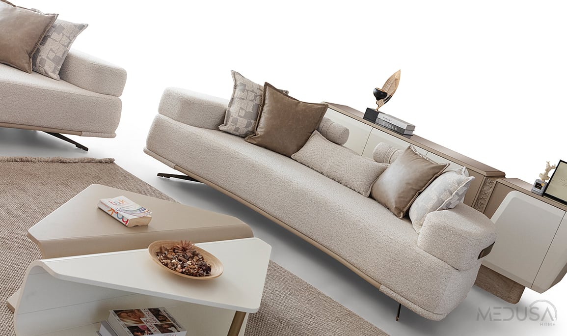 Medusa Home Mobilya - Voxa Üçlü Koltuk