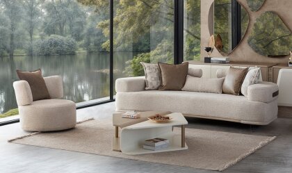 Medusa Home Mobilya - Voxa Üçlü Koltuk