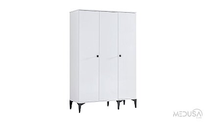 Medusa Home Mobilya - White 3 Kapaklı Gardırop