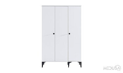 Medusa Home Mobilya - White 3 Kapaklı Genç Odası