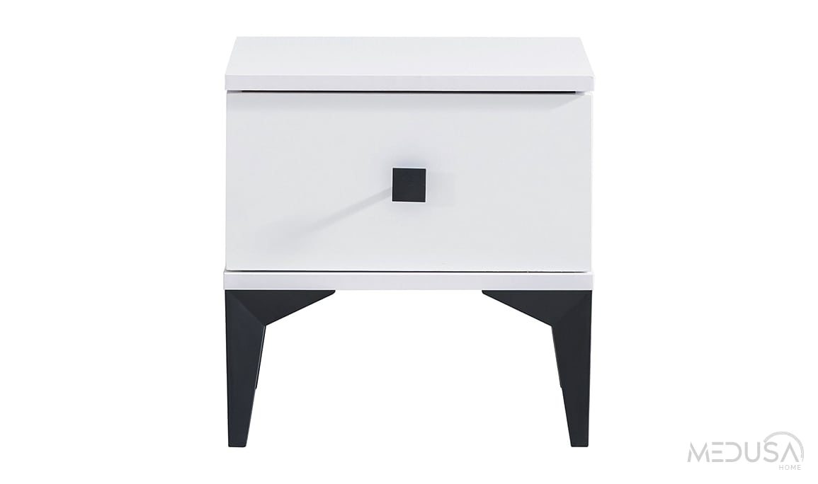 Medusa Home Mobilya - White 4 Kapaklı Genç Odası