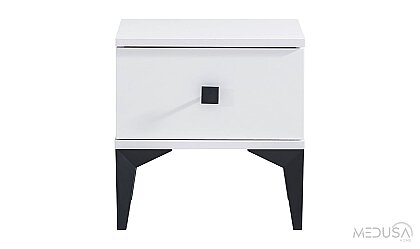 Medusa Home Mobilya - White 4 Kapaklı Genç Odası