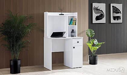 Medusa Home Mobilya - White 4 Kapaklı Genç Odası