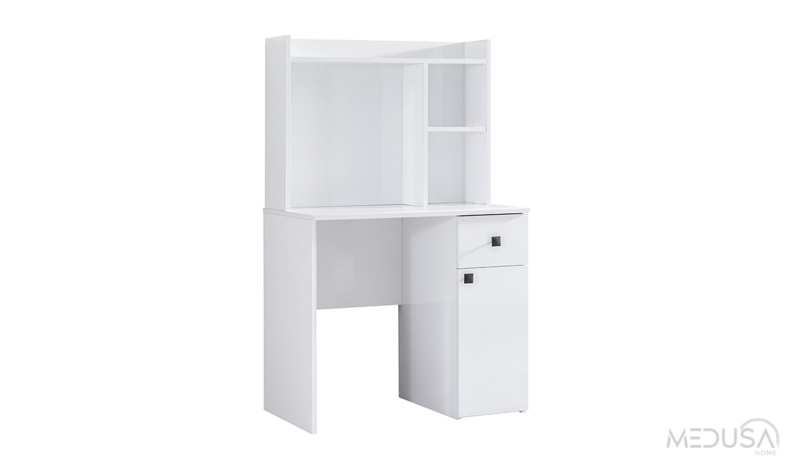 Medusa Home Mobilya - White 4 Kapaklı Genç Odası