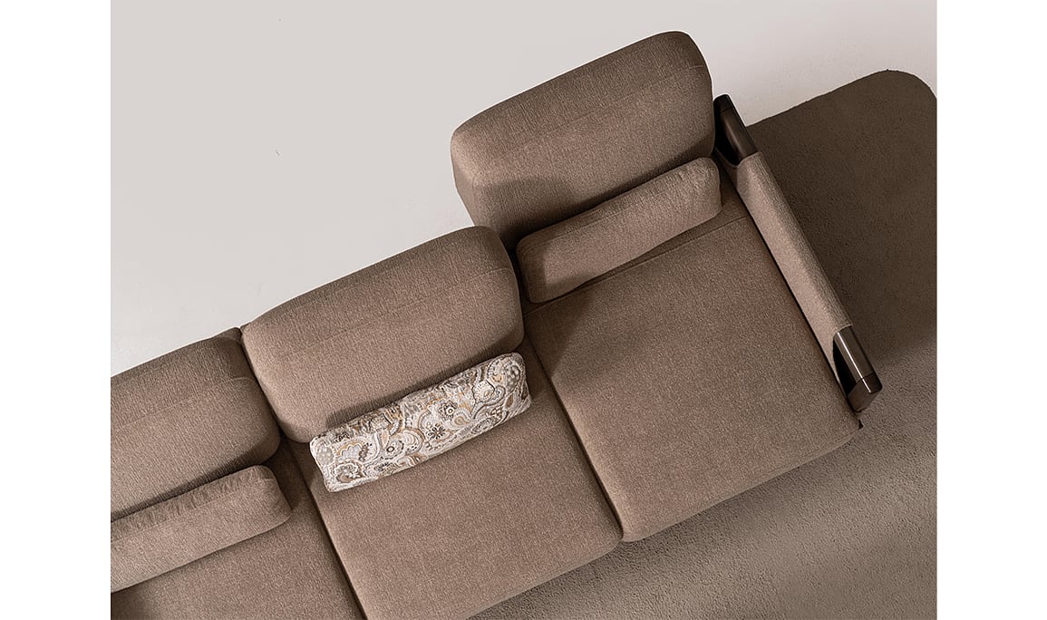 Medusa Home Mobilya - Wood Kahve Üçlü Koltuk