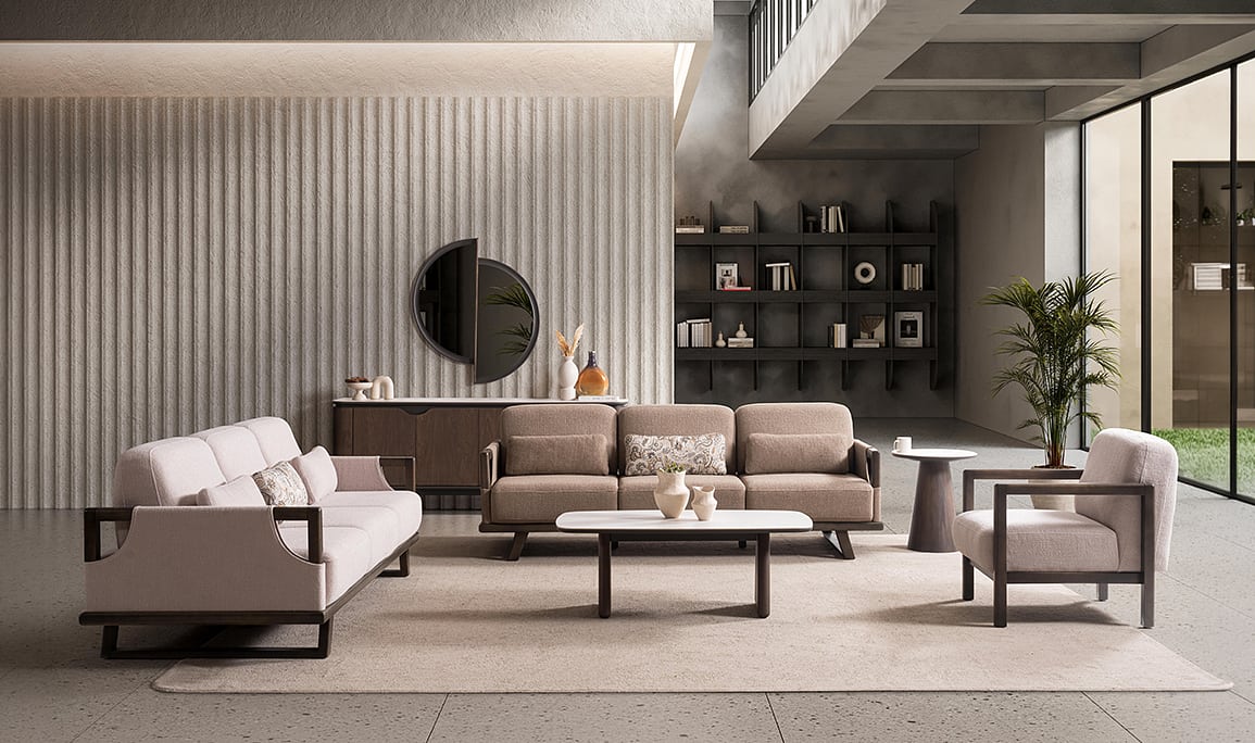 Medusa Home Mobilya - Wood Koltuk Takımı