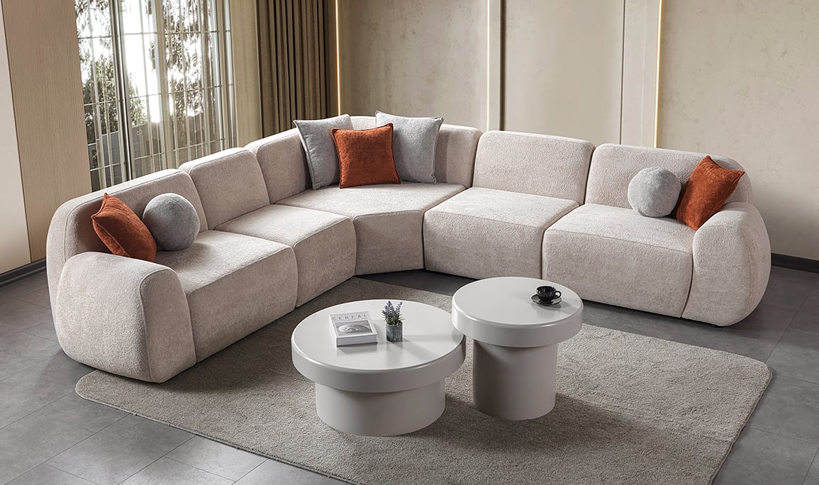 Medusa Home Mobilya - Yeşim L Köşe Takımı