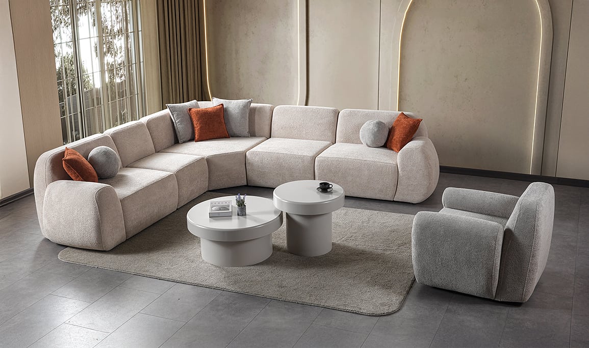 Medusa Home Mobilya - Yeşim L Köşe Takımı