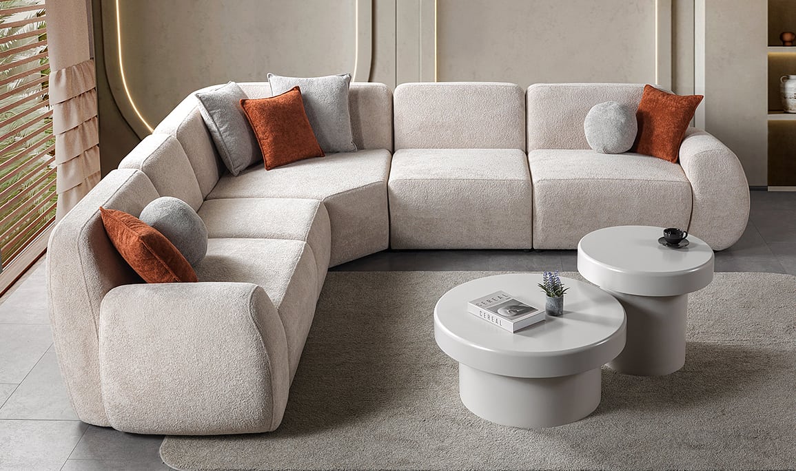 Medusa Home Mobilya - Yeşim L Köşe Takımı