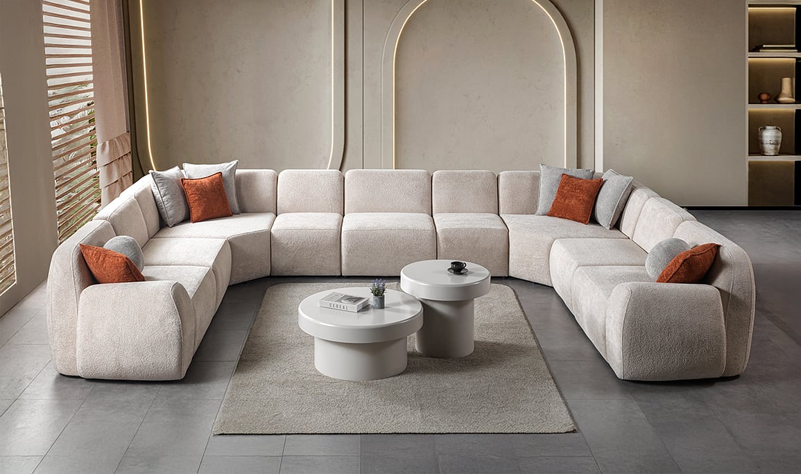 Medusa Home Mobilya - Yeşim U Köşe Takımı