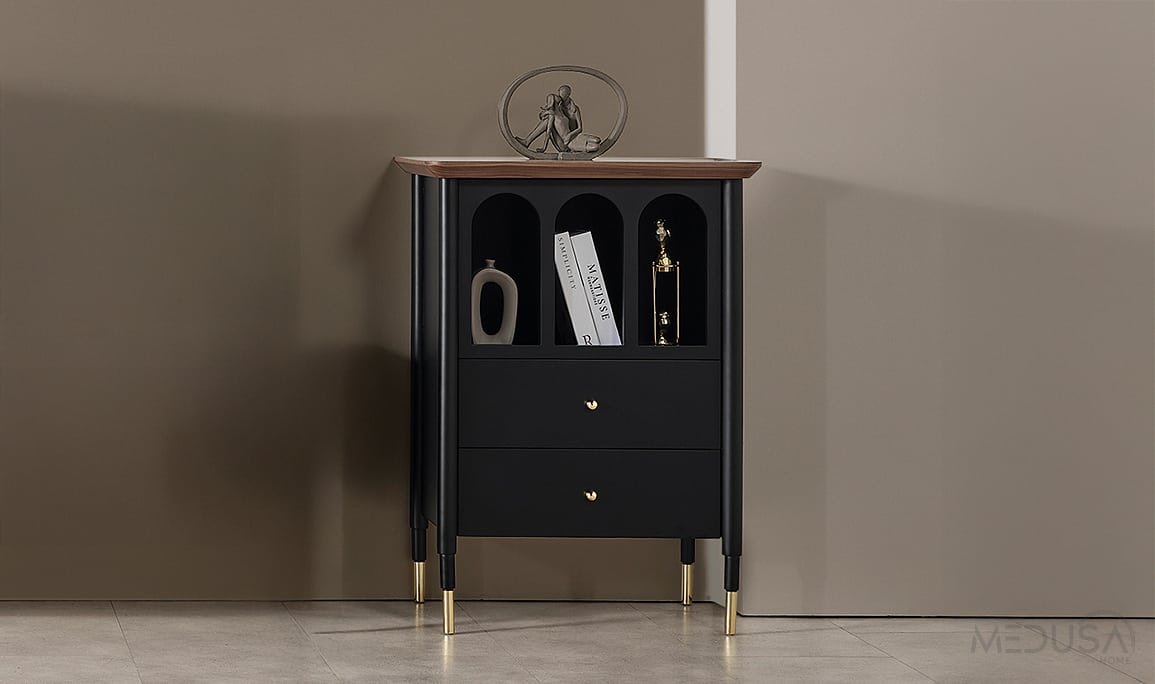Medusa Home Mobilya - Yıldız Siyah Büfe