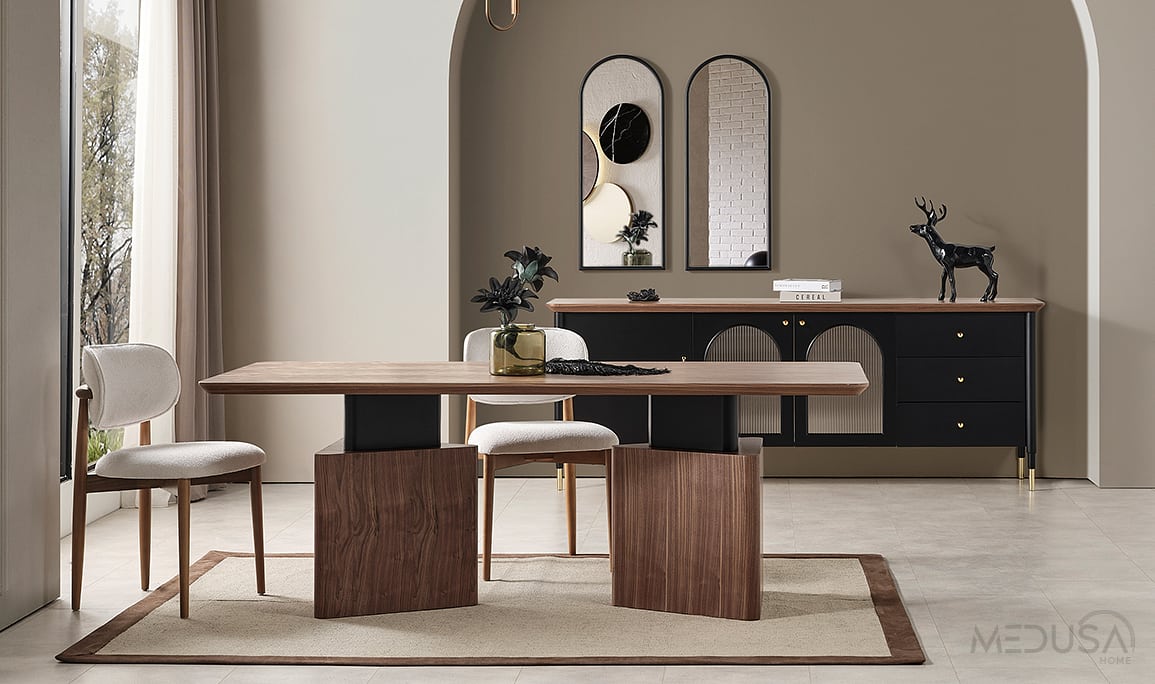 Medusa Home Mobilya - Yıldız Siyah Yemek Odası