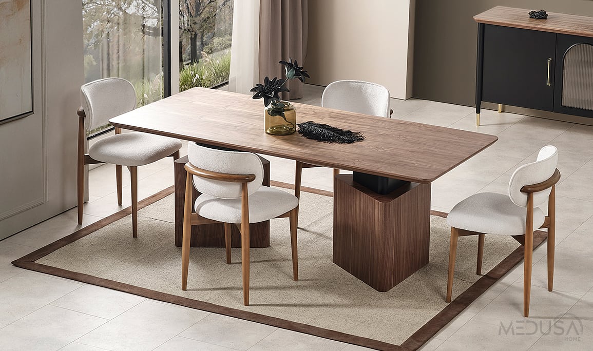 Medusa Home Mobilya - Yıldız Siyah Yemek Odası