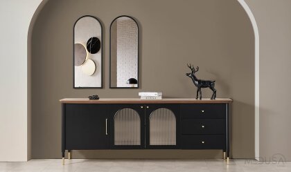 Medusa Home Mobilya - Yıldız Siyah Yemek Odası