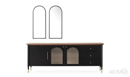 Medusa Home Mobilya - Yıldız Siyah Yemek Odası