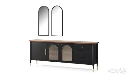 Medusa Home Mobilya - Yıldız Siyah Yemek Odası