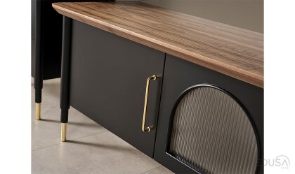 Medusa Home Mobilya - Yıldız Siyah Yemek Odası