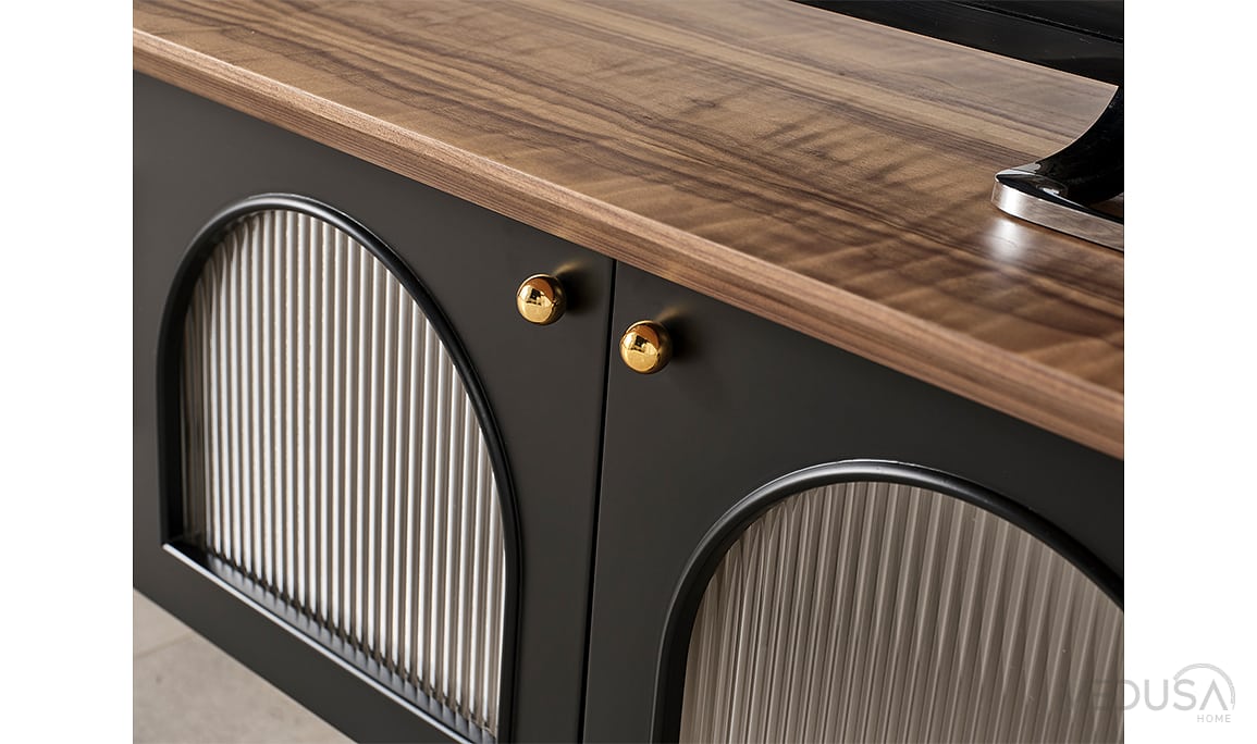 Medusa Home Mobilya - Yıldız Siyah Yemek Odası