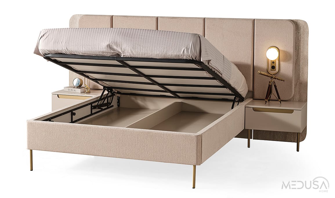 Medusa Home Mobilya - Zara Gold Karyola