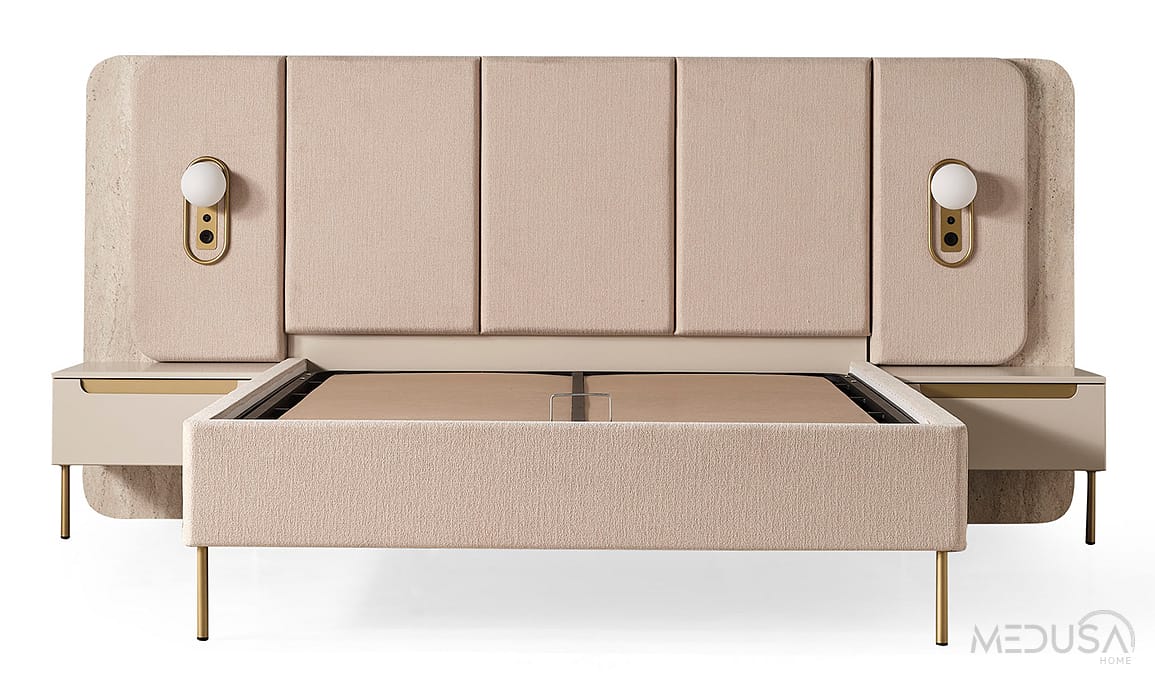 Medusa Home Mobilya - Zara Gold Karyola