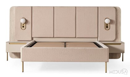 Medusa Home Mobilya - Zara Gold Karyola