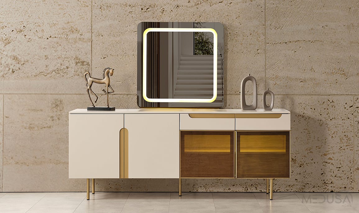 Medusa Home Mobilya - Zara Gold Konsol