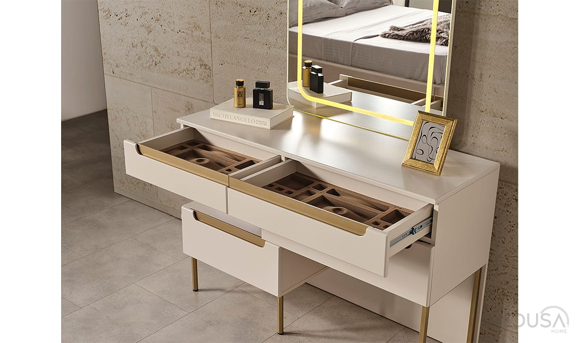 Medusa Home Mobilya - Zara Gold Şifonyer
