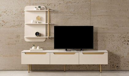 Medusa Home - Zara Gold Tv Ünitesi Medusa Home - Zara Gold Tv Ünitesi