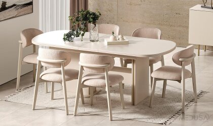 Medusa Home Mobilya - Zara Gold Yemek Odası