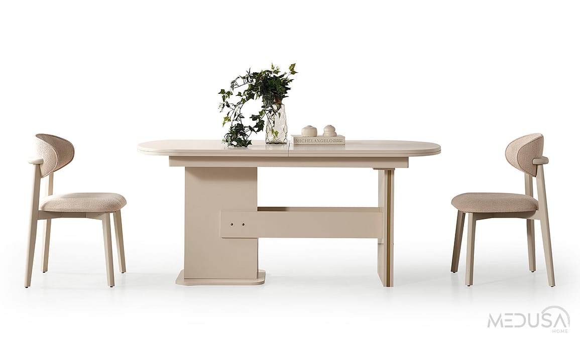Medusa Home Mobilya - Zara Gold Yemek Odası