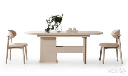 Medusa Home Mobilya - Zara Gold Yemek Odası