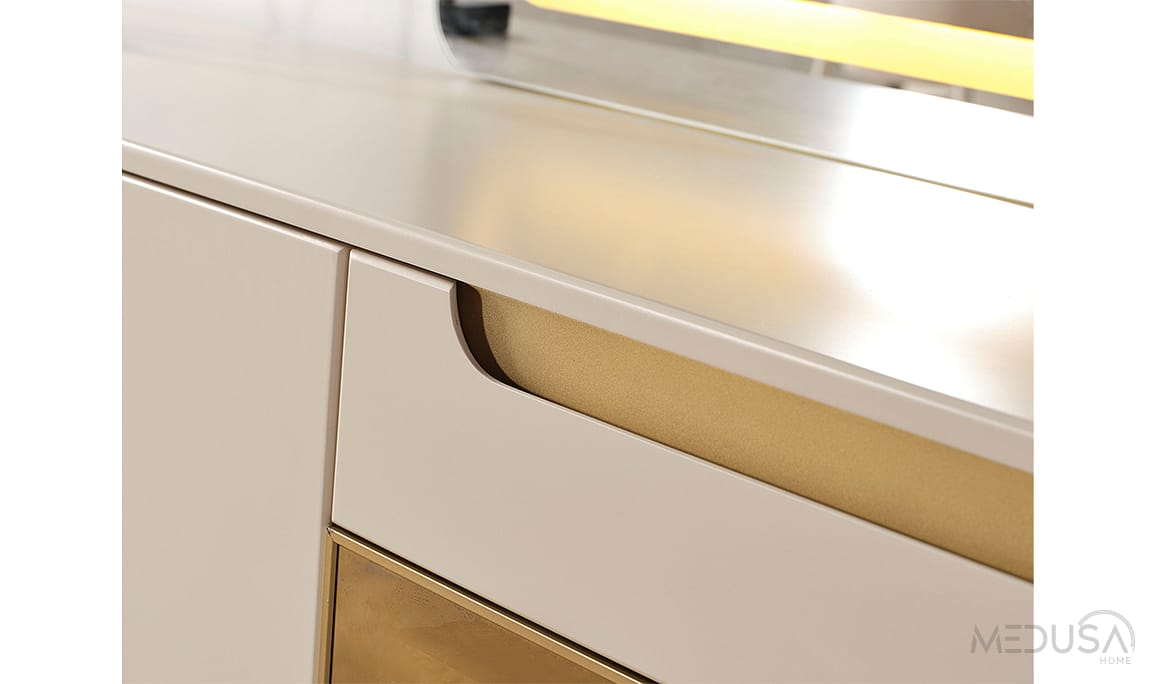 Medusa Home Mobilya - Zara Gold Yemek Odası