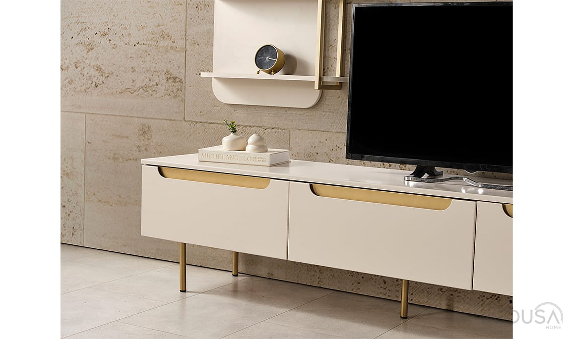 Medusa Home Mobilya - Zara Gold Yemek Odası