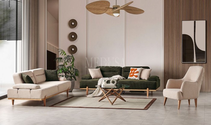 Medusa Home Mobilya - Zara Koltuk Takımı - Yataklı Koltuk Takımları
