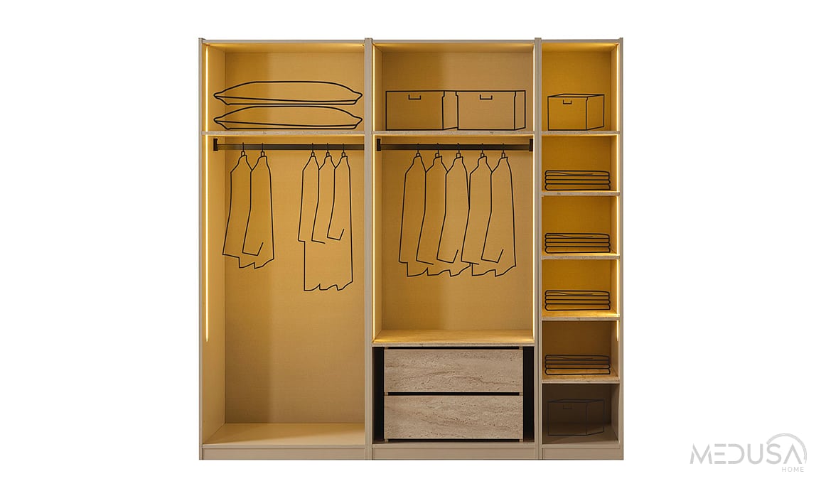 Medusa Home Mobilya - Zara Köşe Gardırop